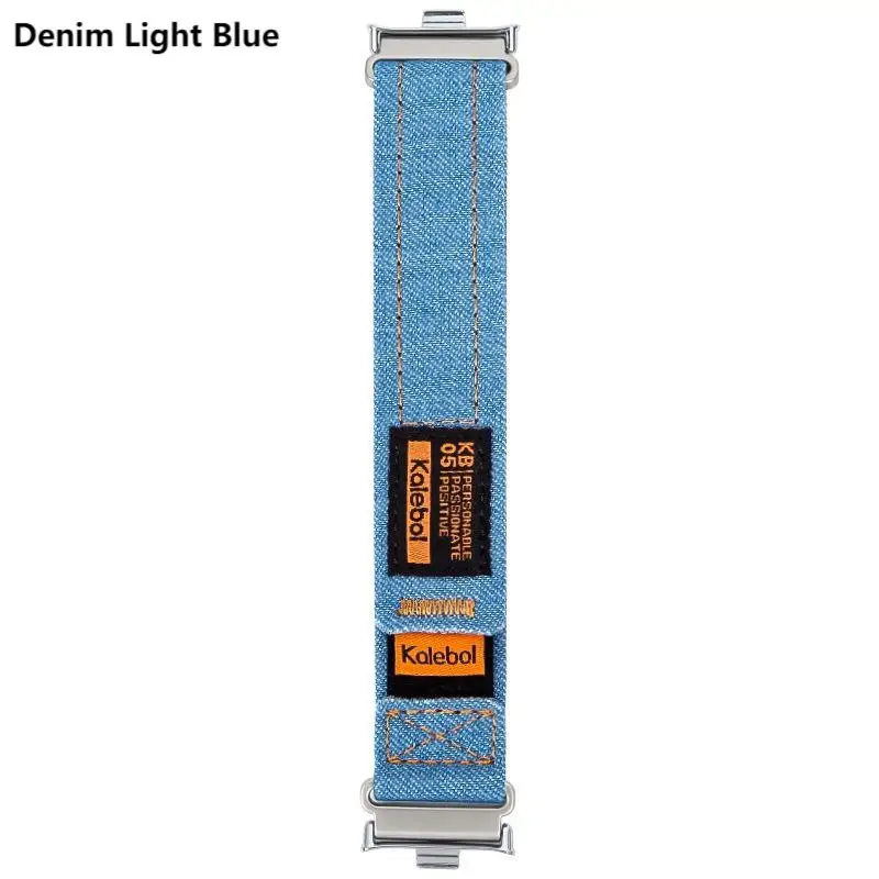 Denim Velcro Nylon Adjustable Strap Bracelet
