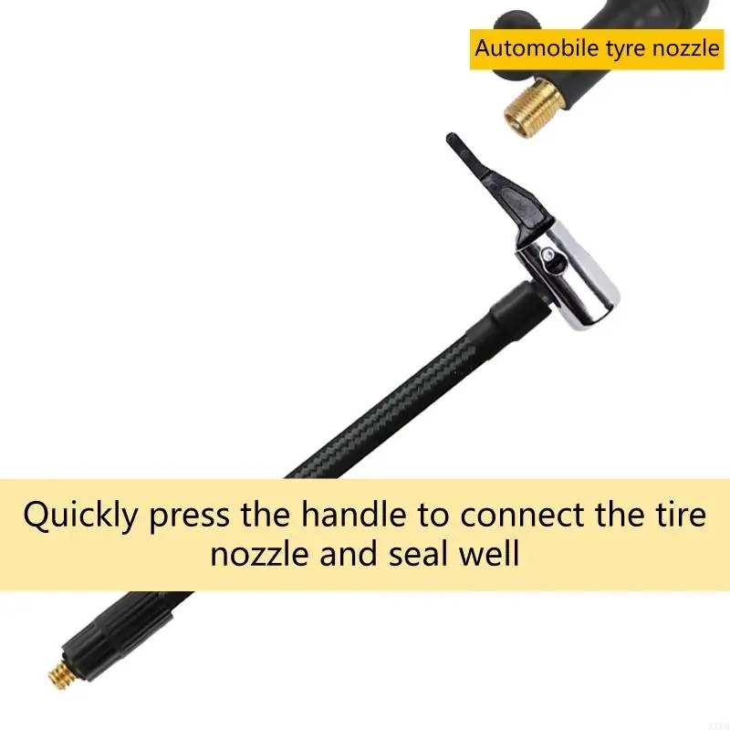 XXFA Car Tire Air Inflator Hose Inflatable Extension Tube Adapter Threaded