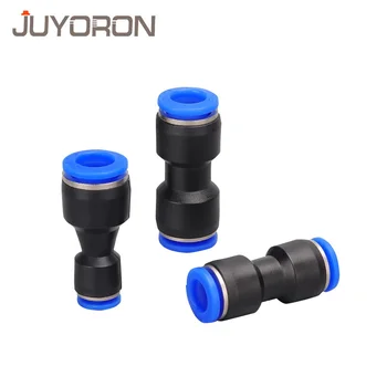 1pcs PU/PG Pneumatic Quick Fitting Cylinder 4/6/8/10/12/14/16MM Air Water Hose Straight Type Connector Valve Connect Tube