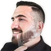 Beard Styling Shaping Template Comb Barber Tool Symmetry Trimming Shaper Stencil Beard Hair Brush Stencil Salon Styling Tools 5