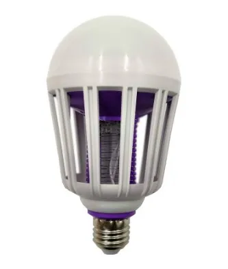 Led Bulb E27/B22 15W Anti-Mosquito Insect Zapper Flying Moths Killer Light Lamp