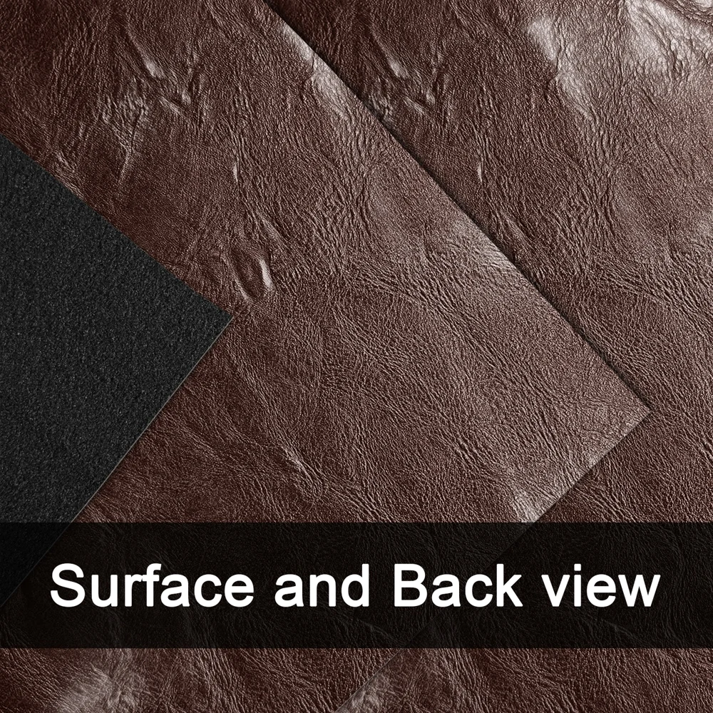 30x135cm 빈티지 디스트레스드 합성 가죽 시트 1.2mm 두께 바닥 원단, 재봉 용품, 가구 테두리, 소파 수리용
