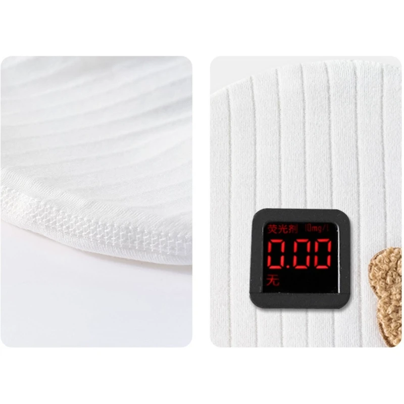 Baby-Baumwollmütze, Unisex, Krankenhausmütze, Frühling, winddichte Mützen, Neugeborene, Geschenk – Detail 8