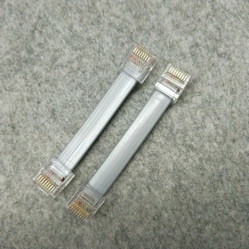 Compact Flat Cat5e Ethernet Patch Cable with RJ45 Connector