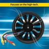 QX-MOTOR 50MM EDF QF2611 Brushless Motor 3300/4000/4600/5000KV CW/CCW 12 Blades Ducted Fan For 3-4S Lipo RC Airplane Model 2