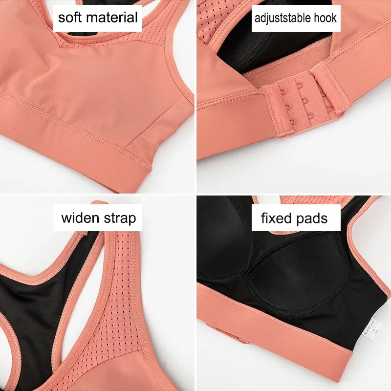 Sports Bra Womens Bras Sports Underwear Gym Top Gym Tank Top Crop Tops Womens Lingerie Womens Camisole Top Women Lingerie Sports Tank Top Women Undershirt Cloud Hide S-5XL Sports Top Women Yoga Bra Push Up Brassiere BH Gym Shirt Fitness Shockproof Sportswear Sports Bra Top Plus Size