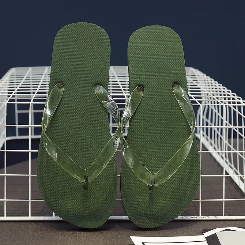 Men Flip Flops Slides 2025 Summer Anti-skid Man Slippers Outdoor Light Casual Beach Male Sandals Household Shoes for Men - 3