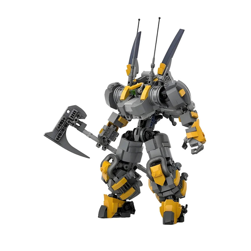 Blocchi di Costruzione MOC Robot Raider, Modello di Robot d'Armaio per Guerre Futuriste, Giocattoli Creativi per Bambini, Regali di Compleanno Fai-da-Te