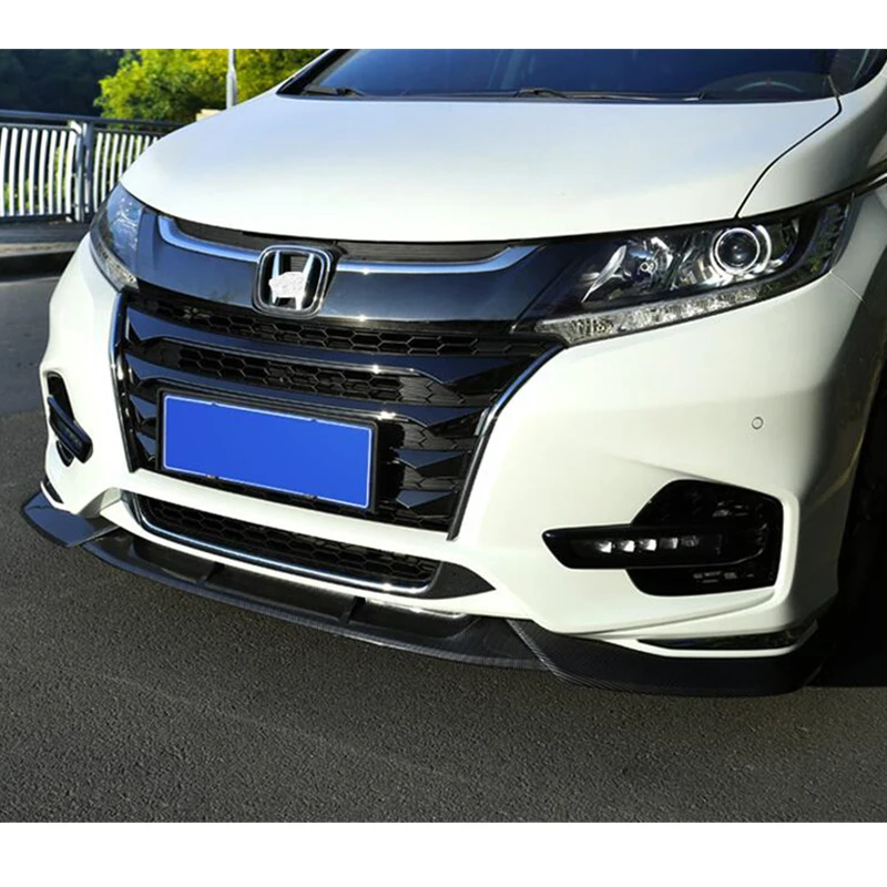 

For 3PCS CAR Front Splitter Lips Diffuser NEW Honda Odyssey Anti - Collision Accessories Refit Body Kit 2019 2020 2021 Year