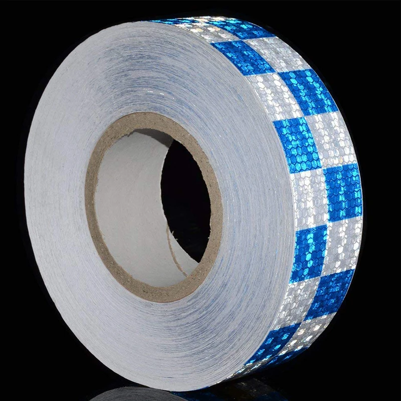5cmx50m/Roll Reflective Tape Traffic Safety Road Waring Reflector For Things Waterproof Adhesive Stickers For Truck
