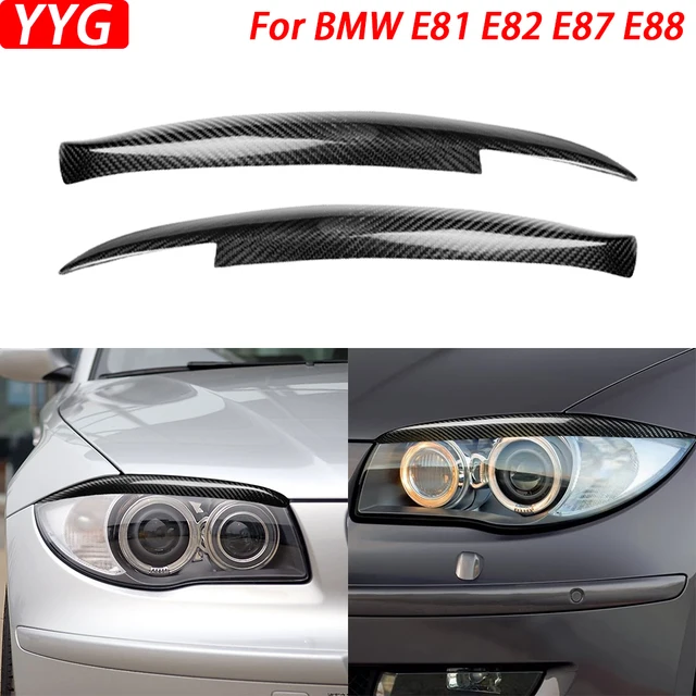 BMW E81 E82 E87 E88　カーボン製グリル　左右セット 送料無料BMW 1シリーズ E81 E82 E87 E88 LCI 2008-2011 前唇前
