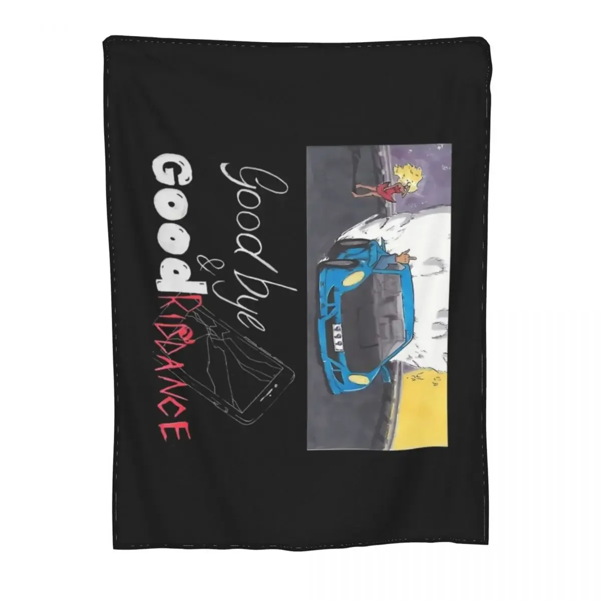 Juice Wrld Goodt Throw Blanket Flannel Fabric cosplay anime 5