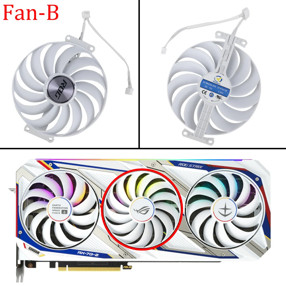 Asus Rog Gpu Cooling Fan | Rtx 3080 Fans Cooling - AliExpress