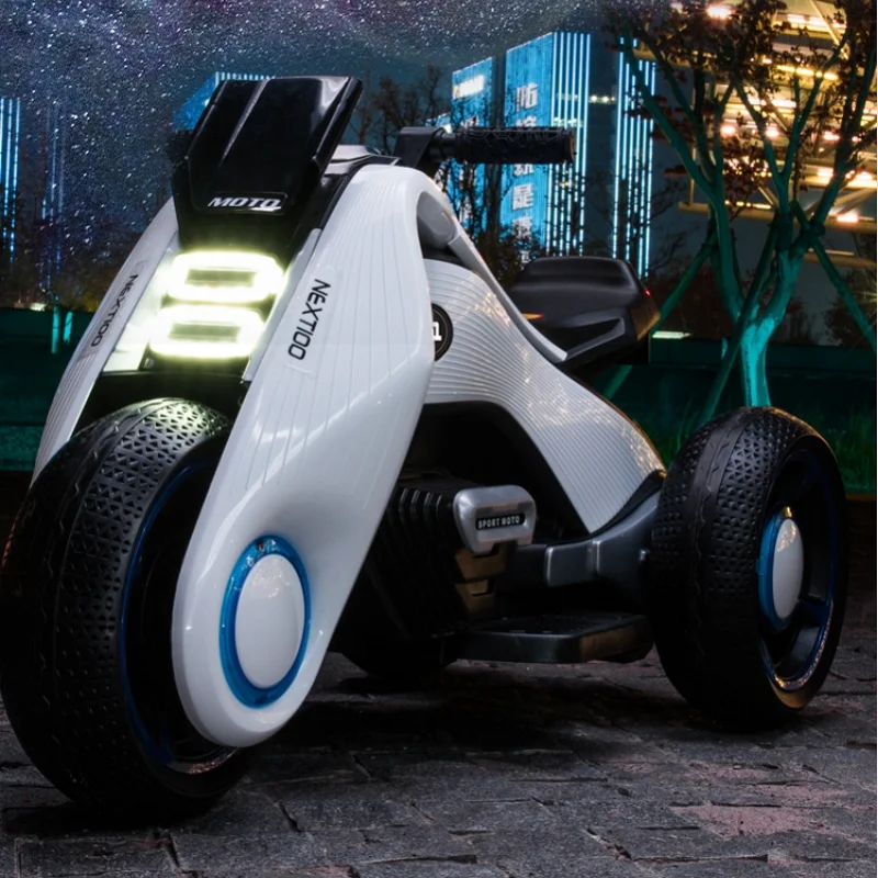 Children Electric Motorcycles Toy Cars Tricycle For Boys And Girls Can Sit On