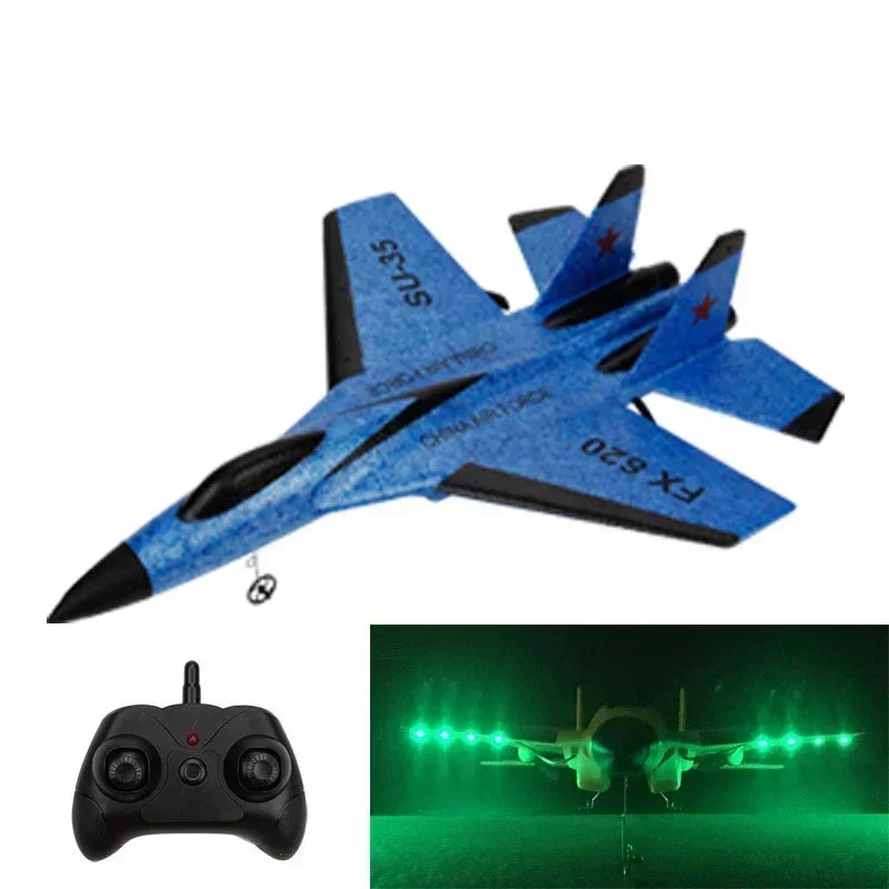 Rc Foam Aircraft Su-35 Plane 2.4G Radio Control Aliante Remote Fighter Plane Fixed Wing Aliante Airplane Electric Model Boys Gifts