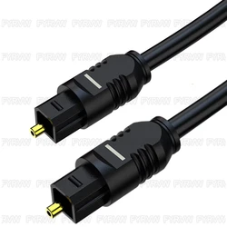 High - Performance SPDIF Digital Audio Optical Fiber Cord for Home Theater Systems and Sound Bars (ABS Black)