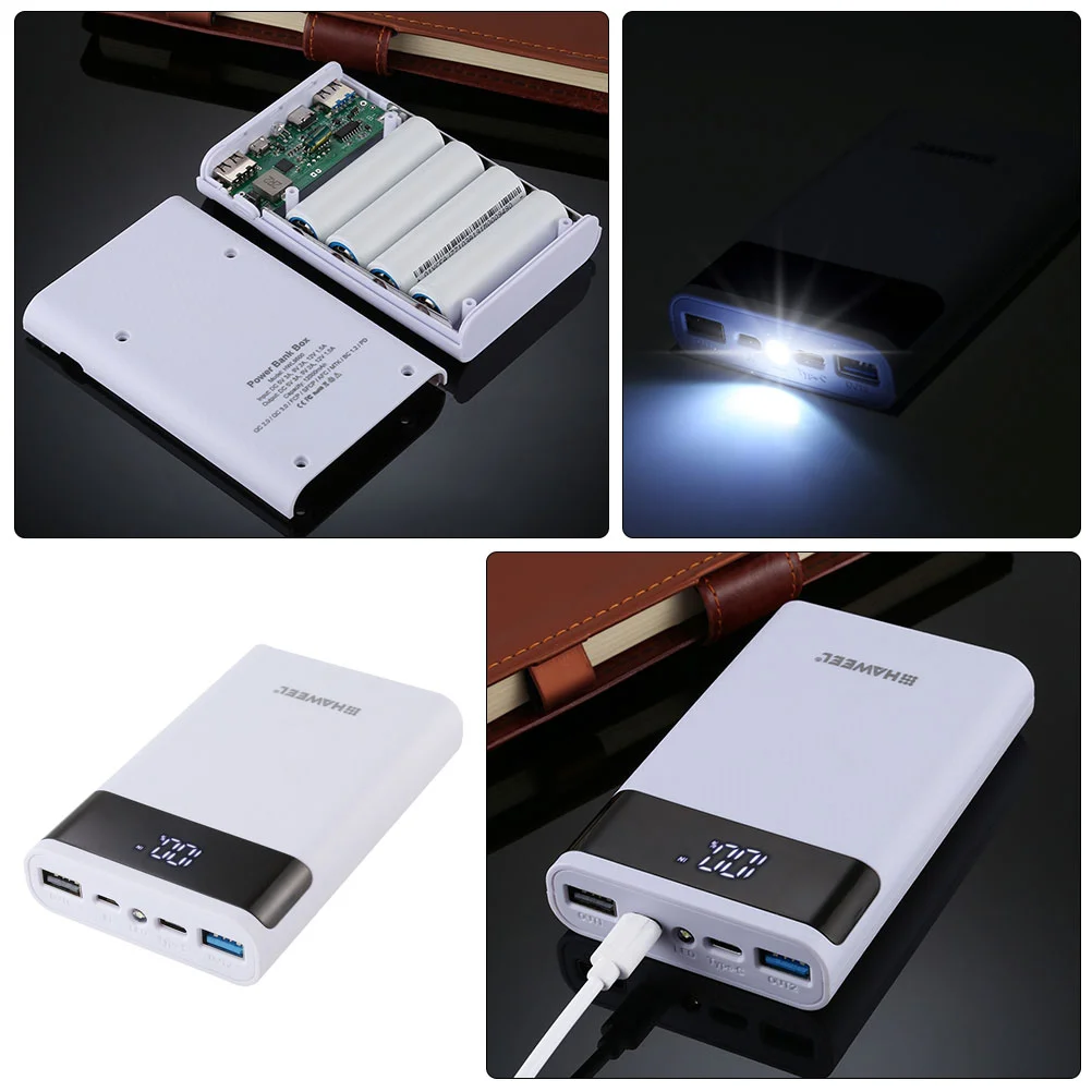 Chargers Case Powerbank Fast Charging Usb External Black Rechargeable Magnetic