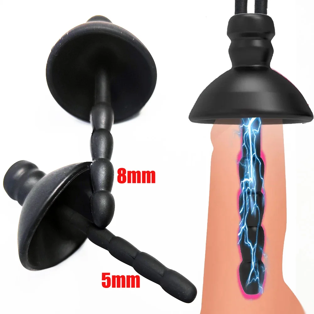 BDSM Electric Shocker Anal Butt Plug Electrostimulation Chastity Cage Electro Sex Penis Plug Cock Ring E stim Estim Expand Anus