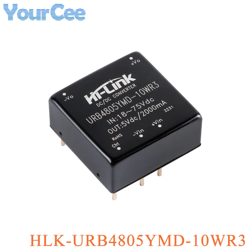 10W Isolated Non-regulated Power Supply Module DC-DC HLK-10D11005 10D4805 10D2412 10D2424 10D1212B 10D1205B 10D2405 DC to DC