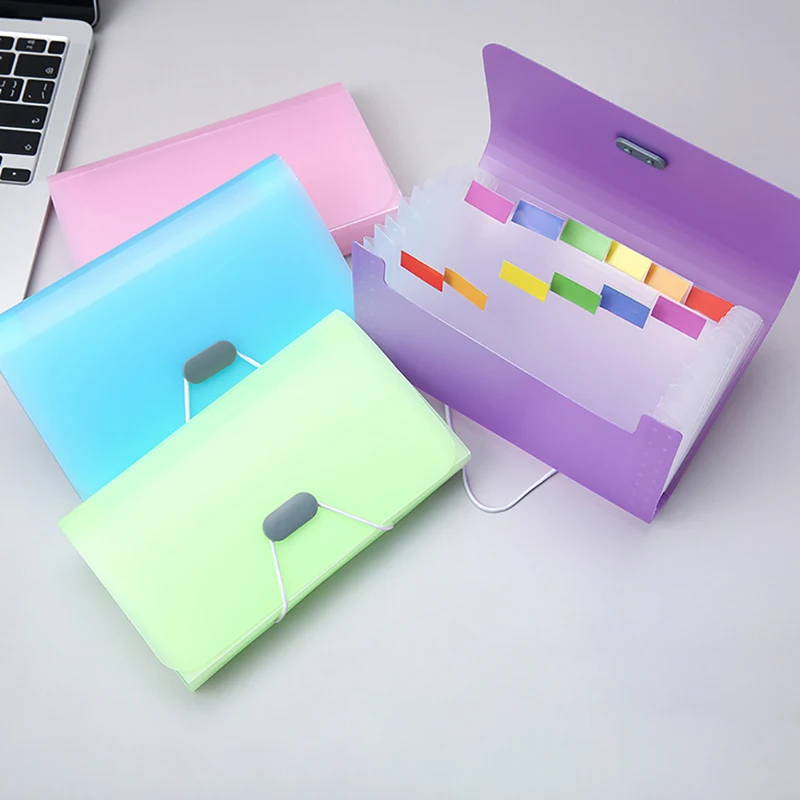 

A6 Expanding Wallet Organ Bag Waterproof File Bag Organizer Data Book 13 layers High Quality