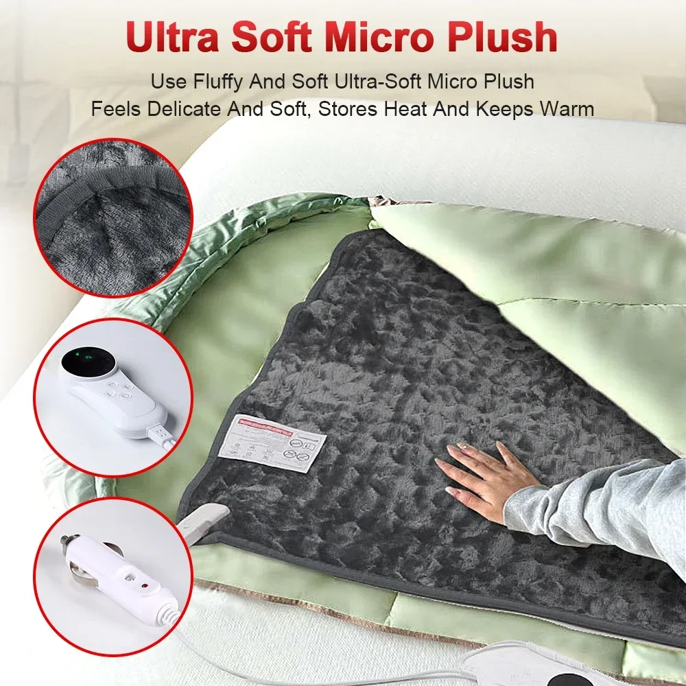 Electric Blanket Beds Heated Mat Electro Sheet Pad Sofa Warm Winter Thermal Blankets for Home Living Room Car