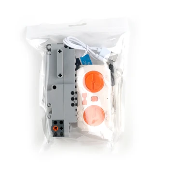 Kit di Controllo Remoto Intelligente per Robot, Blocchi di Costruzione Tecnologici, Funzioni di Velocità e Potenza, Giocattoli Motorizzati, Mattoncini MOC Modificati, Parti Fai-da-Te