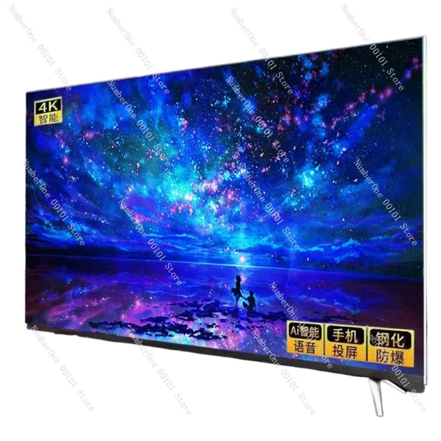 Téléviseur sans cadre de 85 pouces, écran haute définition 8K intelligent de 55/65 pouces, grand écran pour salon, télévision IP 1