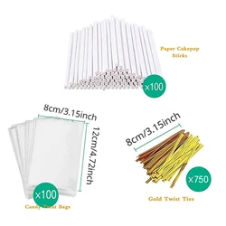 Transparent 15-Hole Candy and Snack Display Stand (Sticks and Bag ties)