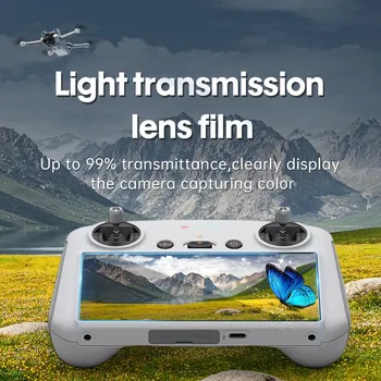 2 PCS 9H HD 강화 유리 필름 Dji 미니 3 프로/dji RC 원격 제어 화면 보호 커버 필름 드론 액세서리