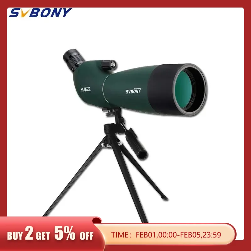 Luneta luneta z teleskopem SV28 mocna lornetka wodoodporna za $38.55 / ~154zł