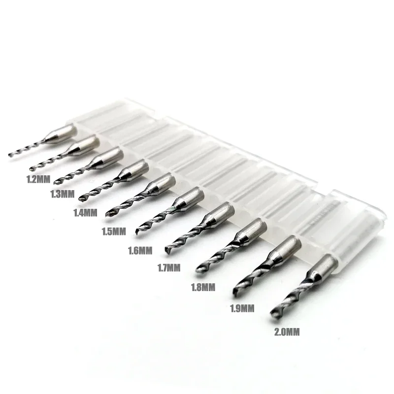 MSWZ MS061 0.1mm-3.0mm Tungsten Steel Drill Bits Set Model Making Tools Model Drilling Tools for DIY Accessories