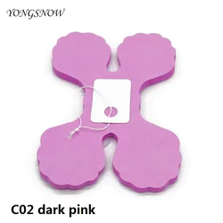 Elegant Four Leaf Clover Paper Garland - Charming Decor for Weddings, Parties, and Celebrations (C02dark pink)