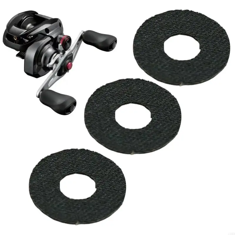 5Pcs Drag Scheiben Carbon Faser Angeln Reel Bremsbelag Leichte Ersatz Zubehör für Verschiedene Reel 24BD – Detail 7