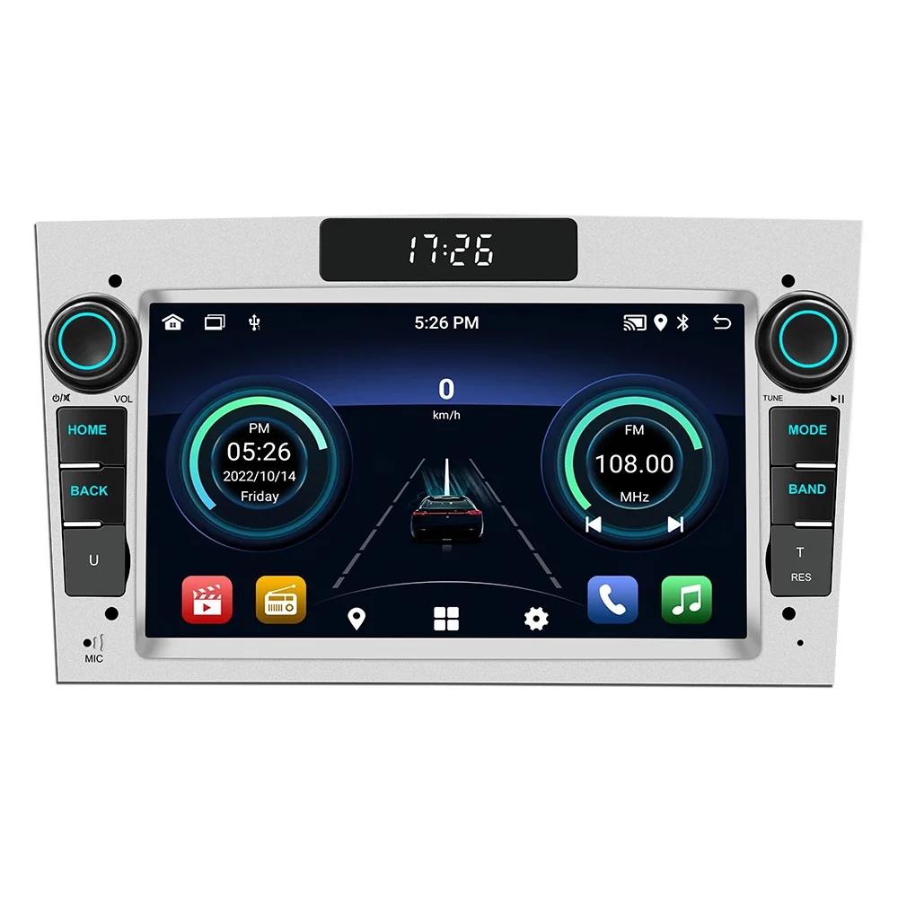 For Opel Carplay Radio WiFi RDS Stereo Vectra C Zafira B Corsa D C Astra H G J Meriva Vivaro Multimedia