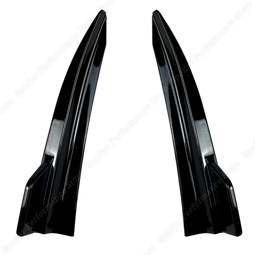 Car Bumper Guards Gloss Rear Bumper Canards Vent M-PACK Side Splitter For BMW 3 Series G20