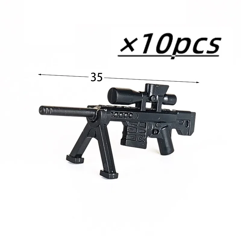 10 stücke Military Mini Action-figuren SWAT Special Forces Soldat Pistolen Zubehör Ausrüstungen Bausteine Ziegel Spielzeug für Jungen – Detail 10