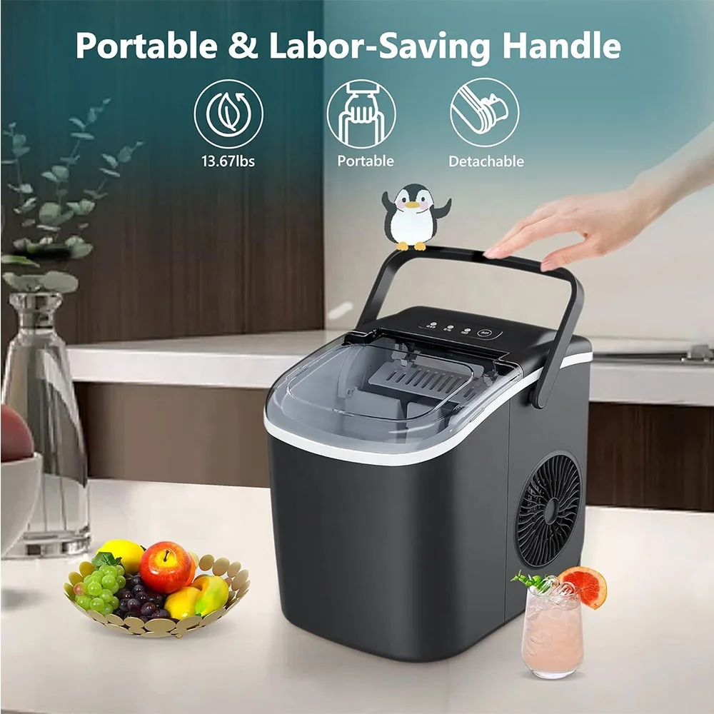 Ice Maker Ice Making Machine for Home Use with Factory Price Portable Countertop Maker Machine