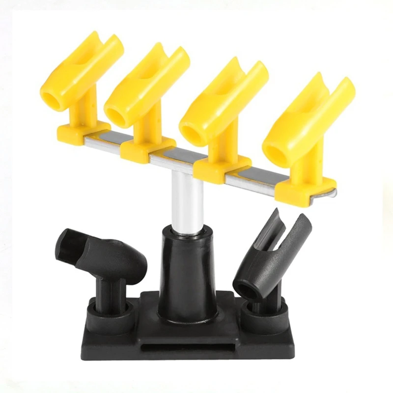 Universal Airbrush Holder Stand Airbrush Cleaning Tool Two-Brush Holder  Clamp-on Table Stand with Universal Spray Out Pot Set - AliExpress