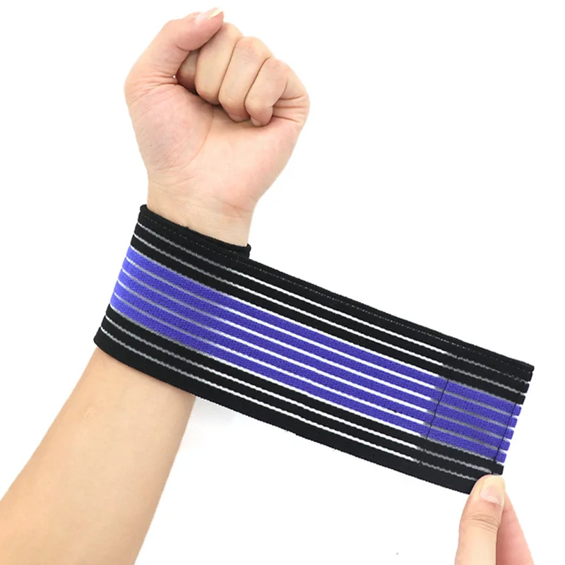 1 Stück verstellbare Armbänder Gewichte Handgelenkstütze Unterstützung Handspender COYOCO Professioneller Sport elastischer Bandageschutz – Detail 8