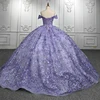 JANCEMBER Romantic Quinceanera Dresses 2024 Ball Gown Lace Flowers Purple Sweetheart Beading DY9946 robe de demoiselle d'honneur 2