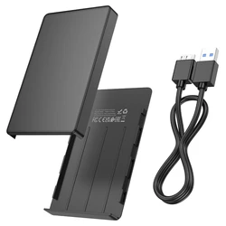HOCO Portable 2.5 USB 3.0 External Hard Drive Enclosure - High - Speed Storage Solution (Black)