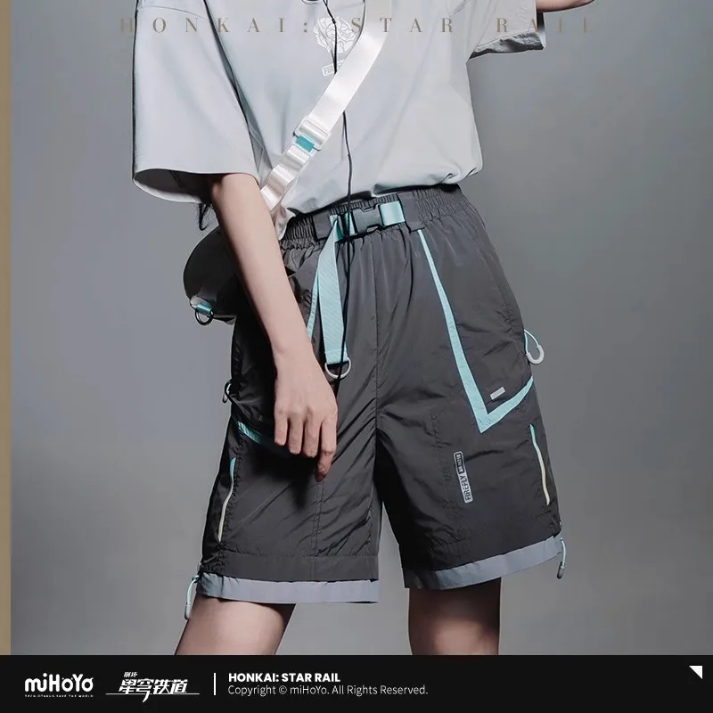 miHoYo Game Firefly Pants Official Honkai Star Rail Firefly Theme Series Shorts Beach Pants Casual Shorts Clothing Cosplay Gifts