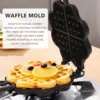 Gas-Type Household Love Waffle Mold Baking Mold Household Non-Stick Cake Pan DIY Waffle Maker 2