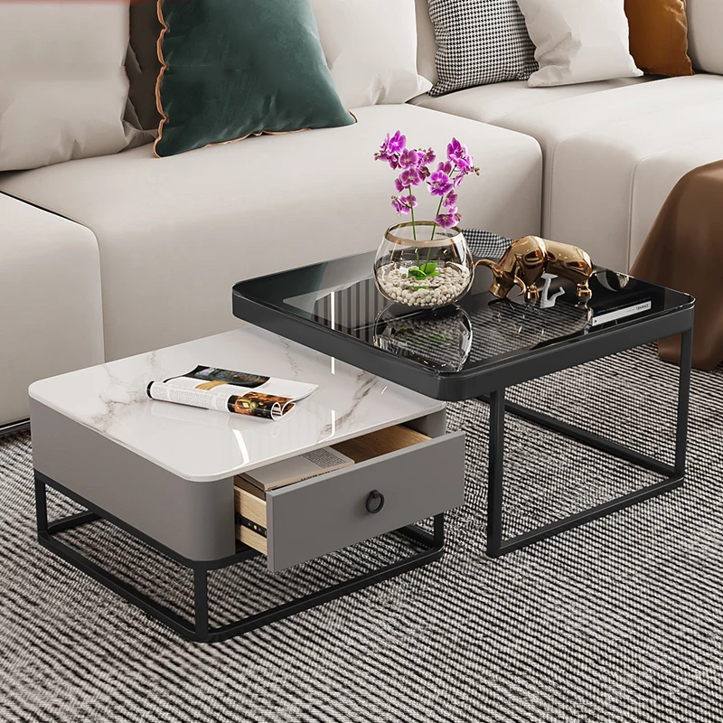 Mini Tavoli Da Pranzo Da Pavimento Lato Camera Da Letto Moderna Soggiorno Di Lusso Minimalista Multifunzione Tavolino Da Salotto Mobili Nordici