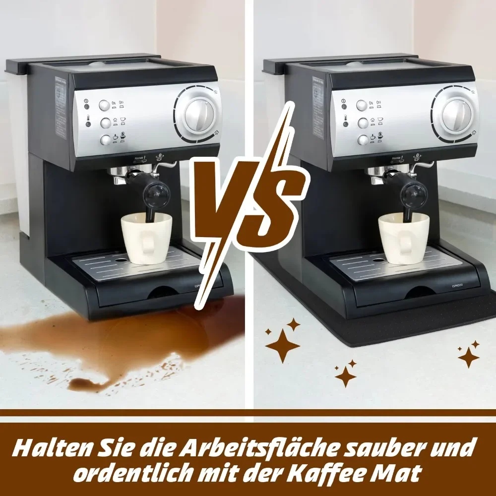 Coffee Machine Absorbent Mat Silicone Draining Mats Cups Dishes Mat Anti-scald Non-slip Waterproof Coasters