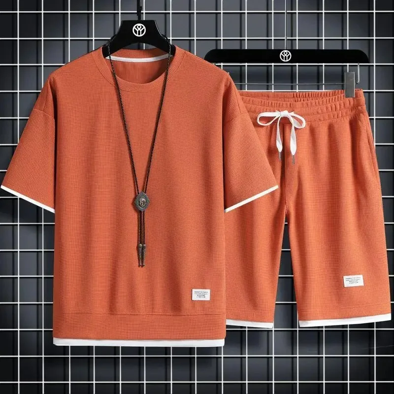 Waffle suit [Orange]]