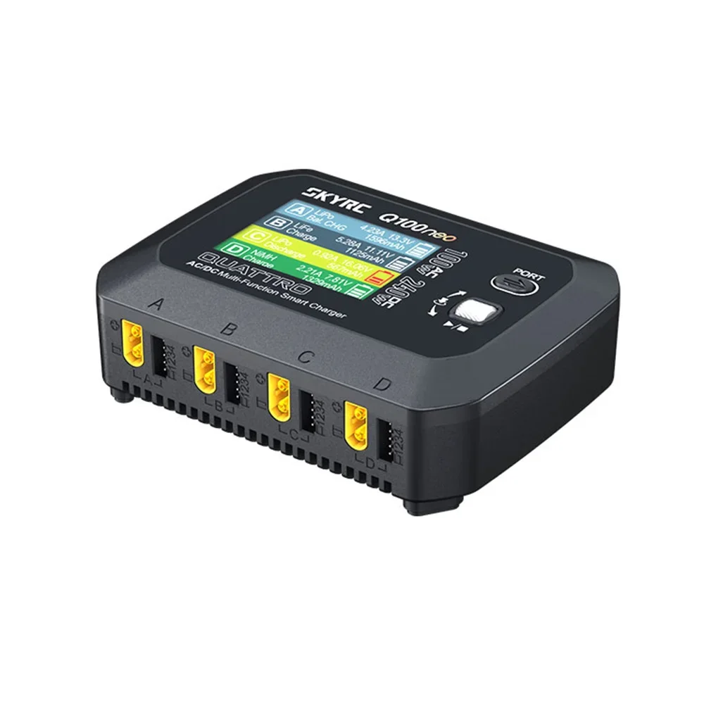 SkyRC Q100neo Chargeur 4 canaux 600mA équilibrage pour drones RC