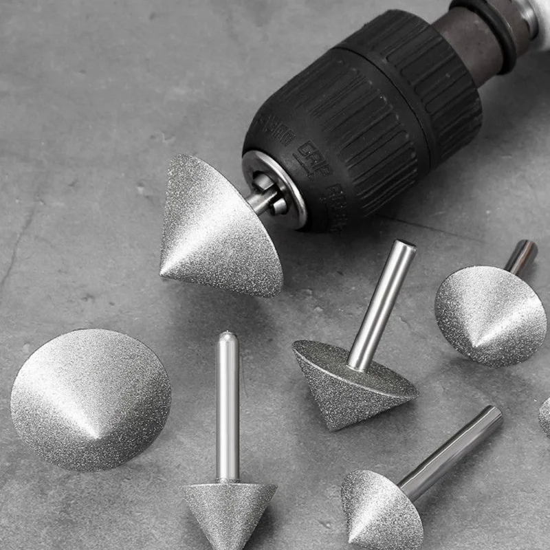 Polishing Mounted Points Polishing Bits For Dremel Derusting Grinding Buffing Rotary Tools Diamond Grinding Heads 6mm Shank