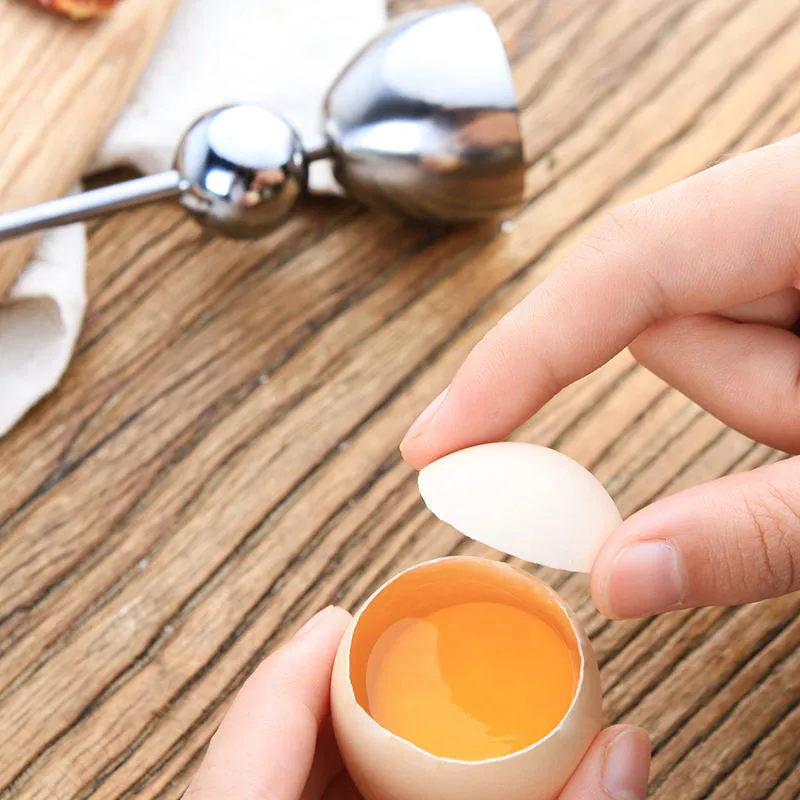 Egg shell Boiled Cooked Topper Egg Cracker Snipper Stainless Kitchen Tool Steel Cutter Opener Scissor Clipper egg cooker egg shell opener egg opener egg shell scissors egg piercer