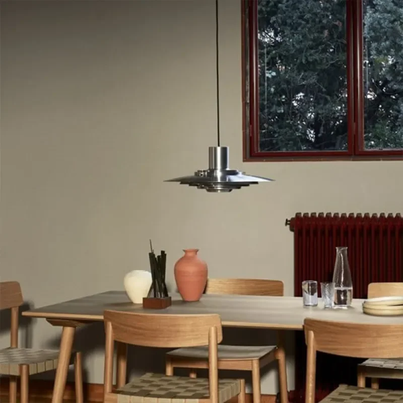 Danish Design UFO Pendant Light High Quality Round Led Hanging Lamp Bedroom Dining Room Luster Droplight Kitchen Bar Chandeliers 3